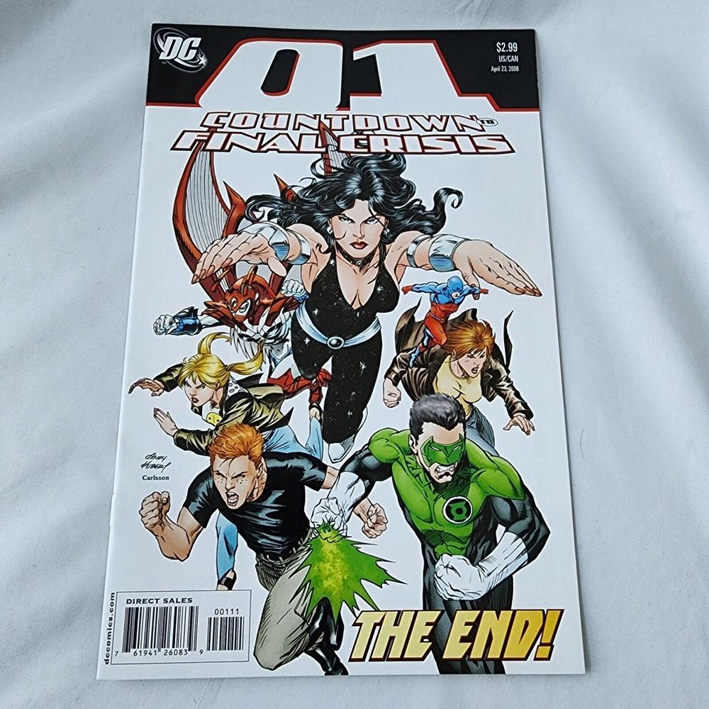 DC Comics Countdown to Final Crisis #1 April‎ 2008 Loose Ends Cover Andy Kubert